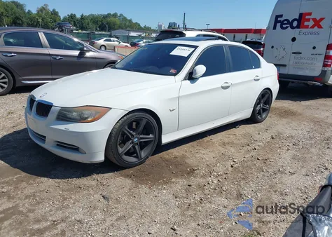 2007 BMW 335I из США, поврежденный, VIN WBAVB73537VH20910